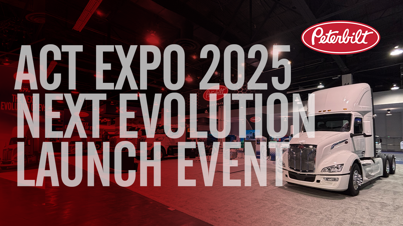 Next Evolution of Peterbilt Electric Vehicles at ACT Expo